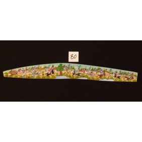 Persian Wall Art Miniature On Bone Painting Fine Art Handmade Ready For Home Decoration 9" X 2"
