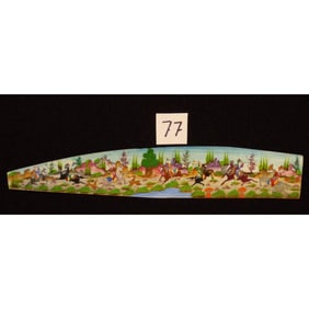 Persian Wall Art Miniature On Bone Painting Fine Art Handmade Ready For Home Decoration 9" X 2"