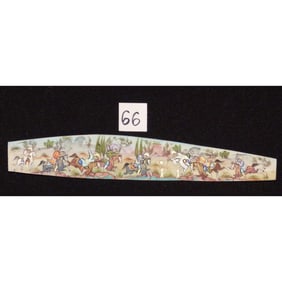 Persian Wall Art Miniature On Bone Painting Fine Art Handmade Ready For Home Decoration 9" X 2"