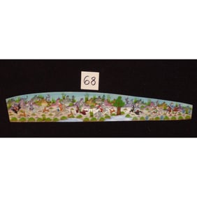 Persian Wall Art Miniature On Bone Painting Fine Art Handmade Ready For Home Decoration 9" X 2"