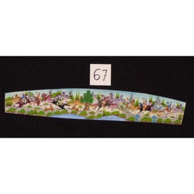 Persian Wall Art Miniature On Bone Painting Fine Art Handmade Ready For Home Decoration 9" X 2"