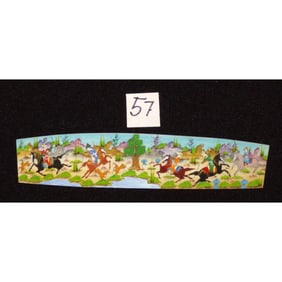Persian Wall Art Miniature On Bone Painting Fine Art Handmade Ready For Home Decoration 9" X 2"