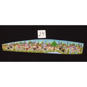 Persian Wall Art Miniature On Bone Painting Fine Art Handmade Ready For Home Decoration 9" X 2"