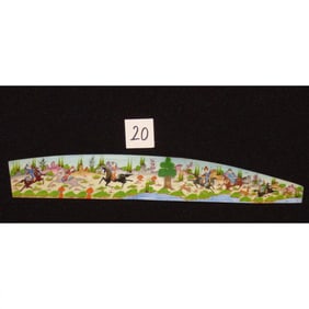 Persian Wall Art Miniature On Bone Painting Fine Art Handmade Ready For Home Decoration 9" X 2"