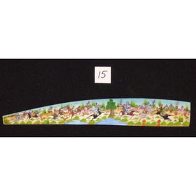 Persian Wall Art Miniature On Bone Painting Fine Art Handmade Ready For Home Decoration 9" X 2"