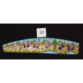 Persian Wall Art Miniature On Bone Painting Fine Art Handmade Ready For Home Decoration 9" X 2"