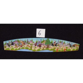 Persian Wall Art Miniature On Bone Painting Fine Art Handmade Ready For Home Decoration 9" X 2"