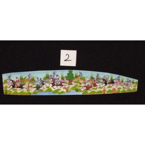 Persian Wall Art Miniature On Bone Painting Fine Art Handmade Ready For Home Decoration 9" X 2"