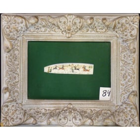 Persian Wall Art Miniature On Bone Painting Fine Art Handmade Ready For Home Decoration 9" X 11"