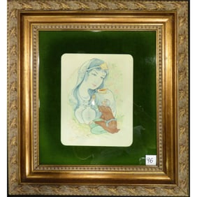 Persian Miniature Fine Art Handmade Painting Ready To Hang For Home Wall Art Decoration 21" X 18"