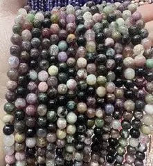 Natural Gemstone Loose Beads Necklace - multi tourmaline - NO.157 (1 of 1)