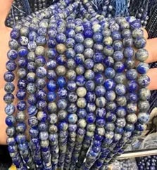 Natural Gemstone Loose Beads Necklace - lapis lazuli B - NO.9 (1 of 1)