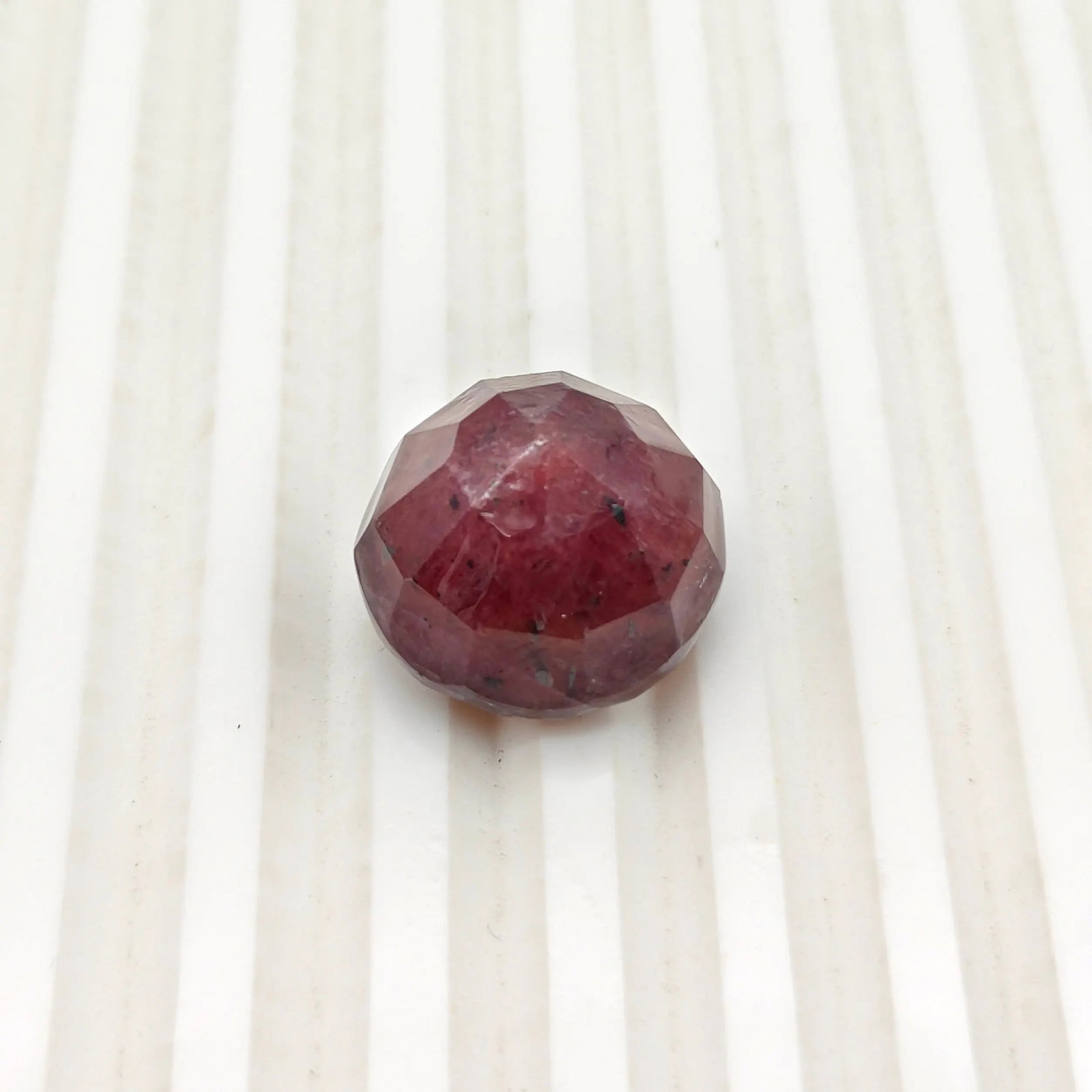 AA+ QUALITY ROUND MIXED NATURAL RUBY, RED COLORED, INDIAN GEMSTONE, WEIGHT 47.45 CTS (1 of 1)