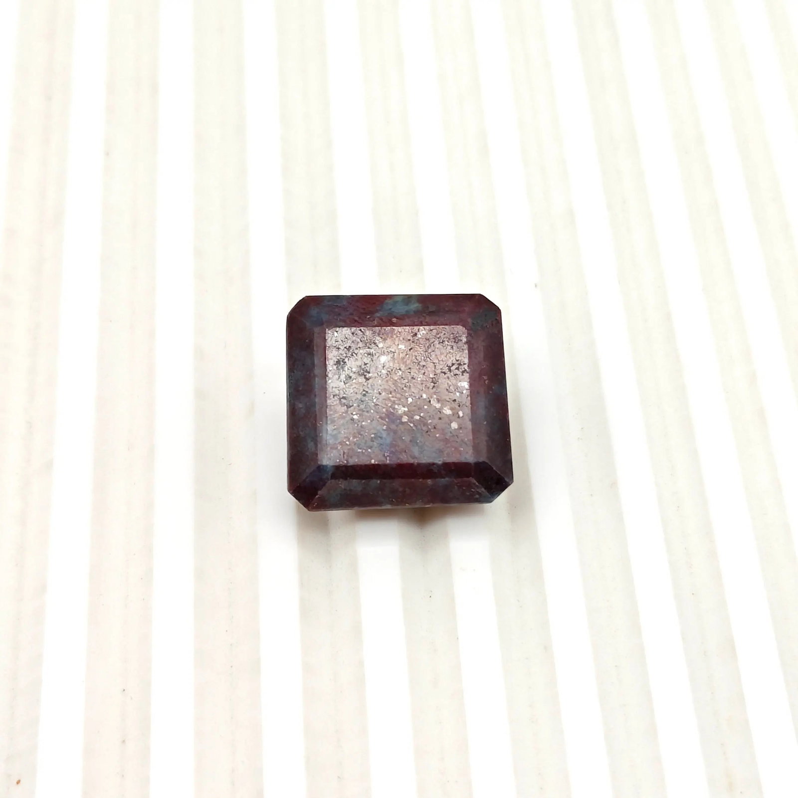 A+ QUALITY SQUARE MIXED NATURAL RUBY, RED COLORED, INDIAN GEMSTONE, WEIGHT 46.55 CTS: A+ QUALITY SQUARE MIXED NATURAL RUBY, RED COLORED, INDIAN GEMSTONE, WEIGHT 46.55 CTS