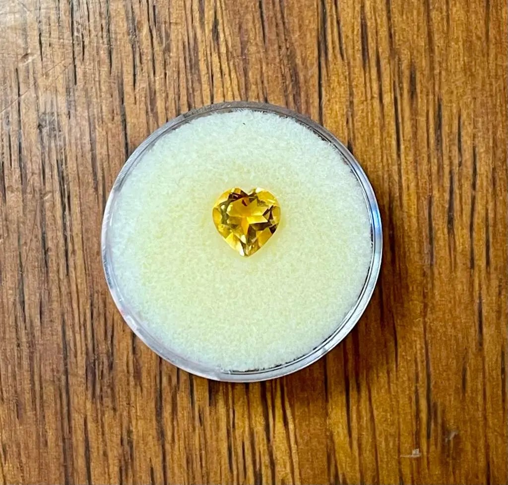 AAA+ Certified Natural Brazilian Citrine Gemstone (1.18 Carats), Amber Color Item#06, Gem161: AAA+ Certified Natural Brazilian Citrine Gemstone (1.18 Carats), Amber Color Item#06, Gem161