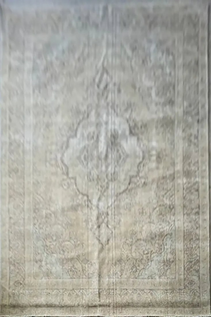 One Of The Kind Hand Knotted Persian Rug 12'8" x 9'7" R17706 (1 of 1)