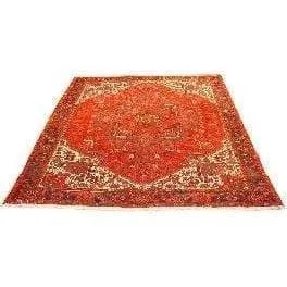 One Of The Kind Persian Heriz Rug 12'7" x 9'3"