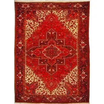 One Of The Kind Persian Heriz Rug 11'0" x 7'11" (1 of 1)