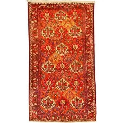 One Of The Kind Persian Bakhtiar Rug 9'9" x 5'3": ABC Rugs Kilims Collection Authentic Persian Rug Bakhtiar Traditional Style Hand-Knotted Indoor Area Rug With Natural Wool And Cotton 9'9" X 5'3" Abcr02558 Hand knotted and meticulously crafted by Per