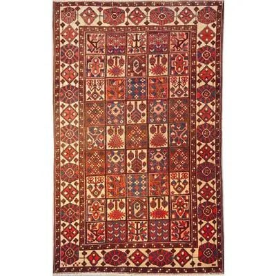 One Of The Kind Persian Bakhtiar Rug 8'5" x 5'0" (1 of 1)