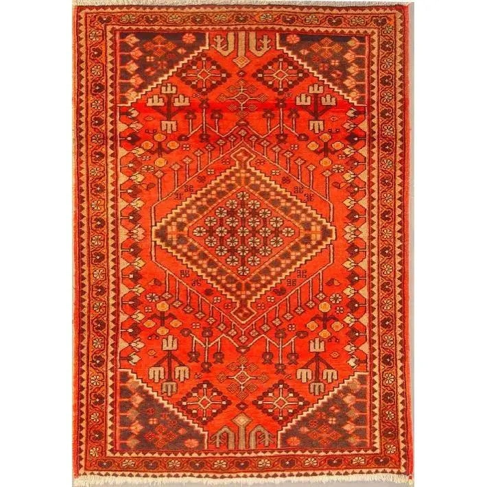 One Of The Kind Persian Bakhtiar Rug 6'1" x 4'2": ABC Rugs Kilims Collection Authentic Persian Rug Bakhtiar Traditional Style Hand-Knotted Indoor Area Rug With Natural Wool And Cotton 6'1" X 4'2" Abcr02792 Hand knotted and meticulously crafted by Per