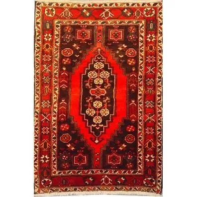One Of The Kind Persian Bakhtiar Rug 5'2" x 3'5": ABC Rugs Kilims Collection Authentic Persian Rug Bakhtiar Traditional Style Hand-Knotted Indoor Area Rug With Natural Wool And Cotton 5'2" X 3'5" Abcr02171 Hand knotted and meticulously crafted by Per