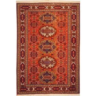 One Of The Kind Persian Ardabil Rug 6'6" x 4'7": ABC Rugs Kilims Collection Authentic Persian Rug Ardabil Traditional Style Hand-Knotted Indoor Area Rug With Natural Wool And Silk 6'6" X 4'7" Abcr02485 Hand-knotted and meticulously crafted by Persia