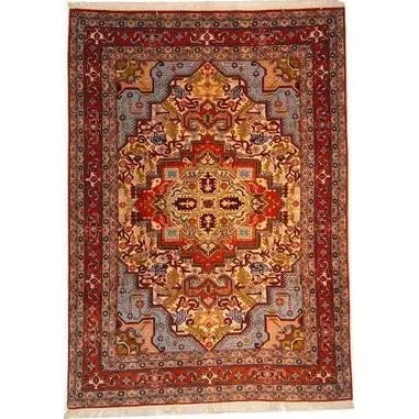 One Of The Kind Persian Ardabil Rug 6'2" x 4'5": ABC Rugs Kilims Collection Authentic Persian Rug Ardabil Traditional Style Hand-Knotted Indoor Area Rug With Natural Wool And Silk 6'2" X 4'5" Abcr02526 Hand knotted and meticulously crafted by Persia