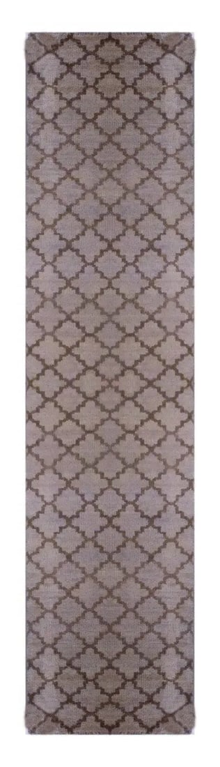 One Of The Kind Authentic Iranian Hand-Knotted Kilim 9'10" X 2'7": ABC Rugs Kilims Collection Iranian Hand-Knotted Kilims Made With Natural Wool & Cotton 9'10" X 2'7" (Abc3120) (Beige) Hand knotted and meticulously crafted by Sanandaj artisans, this stunning Kili