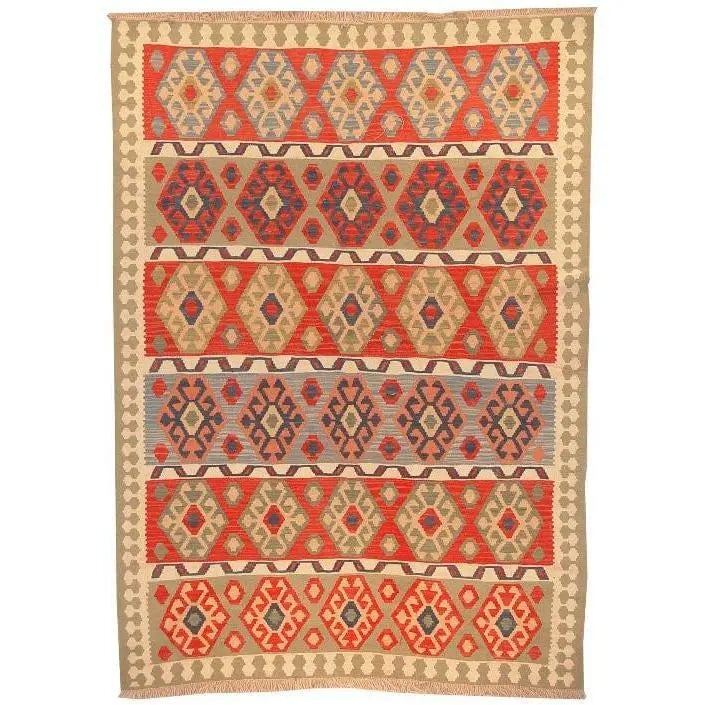 One Of The Kind Ardabil Persian Kilim 8'8" x 6'2" (1 of 1)
