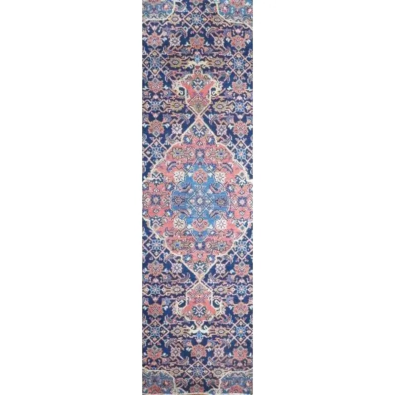 One Of The Kind Hand-Knotted Persian Wool Rug _ Luxurious Vintage Design, 7'5" x 4'5", Artisan (1 of 1)