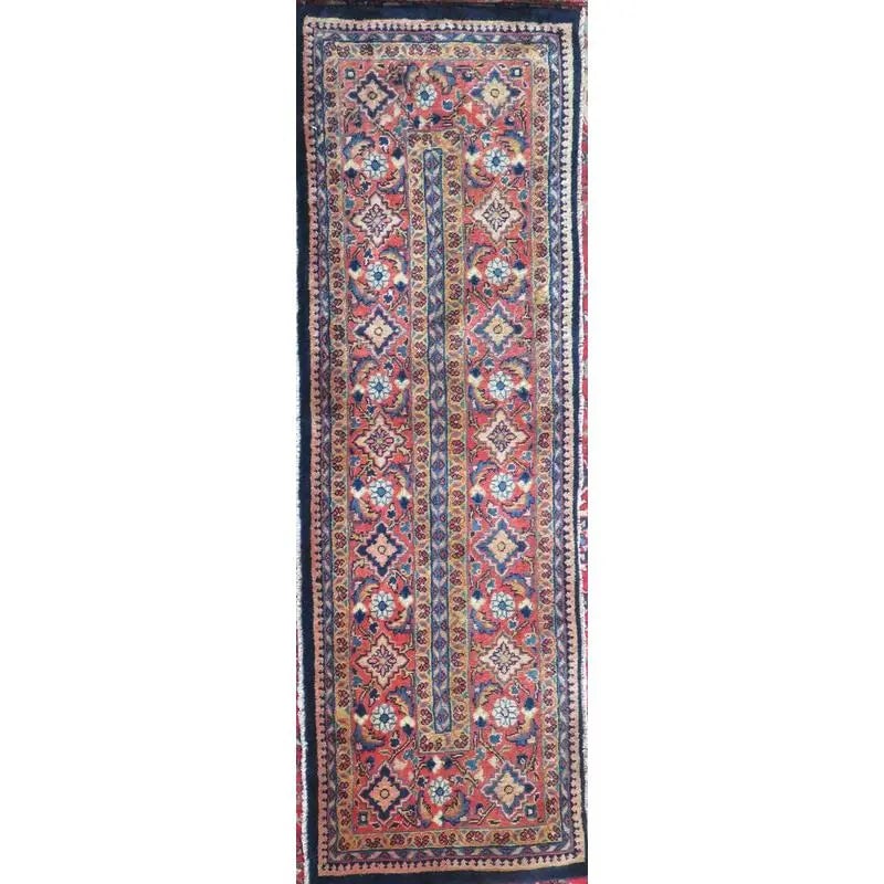 One Of The Kind Hand-Knotted Persian Wool Rug _ Luxurious Vintage Design, 10'2" x 6'11", Artisan (1 of 1)