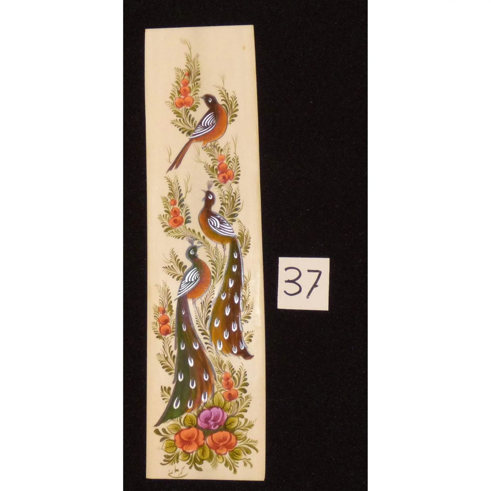 Persian Wall Art Miniature On Bone Painting Fine Art Handmade Ready For Home Decoration 9" X 2": ABCPM0190 Persian wall art miniature on bone painting fine art Handmade Ready for Home Decoration. We only professionally do hand-paint canvas Bone painting, can manage all kinds of style, like portra