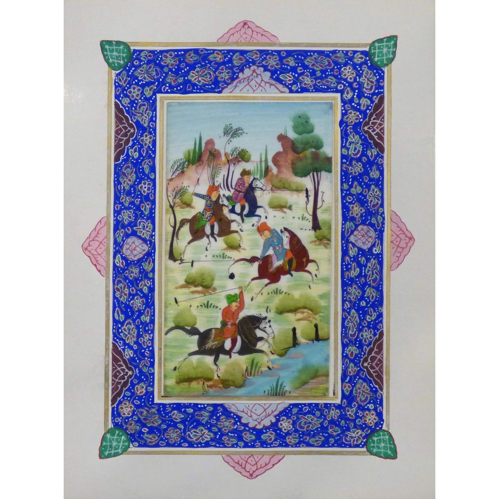 Persian Miniature Handmade With Unique Design And Colorful Authentic Art 7" X 9.5" Abcpm0108: ABCPM0108 Persian Miniature Handmade with Unique Design and Colorful ART. ABC Rugs Kilims is a professional home decors manufacturer. The high-quality Authentic Persian Miniature Handmade multicolored