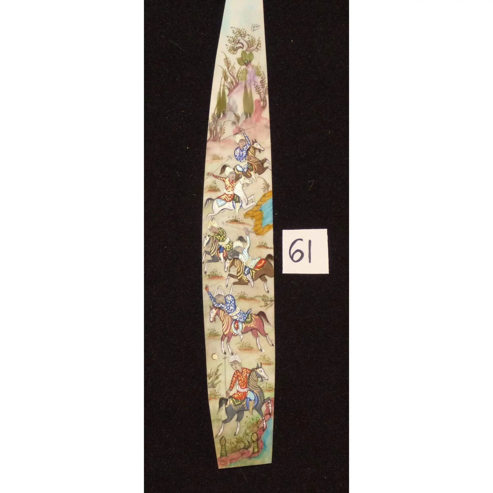 Persian Wall Art Miniature On Bone Painting Fine Art Handmade Ready For Home Decoration 9" X 2": ABCPM0214 Persian wall art miniature on bone painting fine art Handmade Ready for Home Decoration. We only professionally do hand-paint canvas Bone painting, can manage all kinds of style, like portra