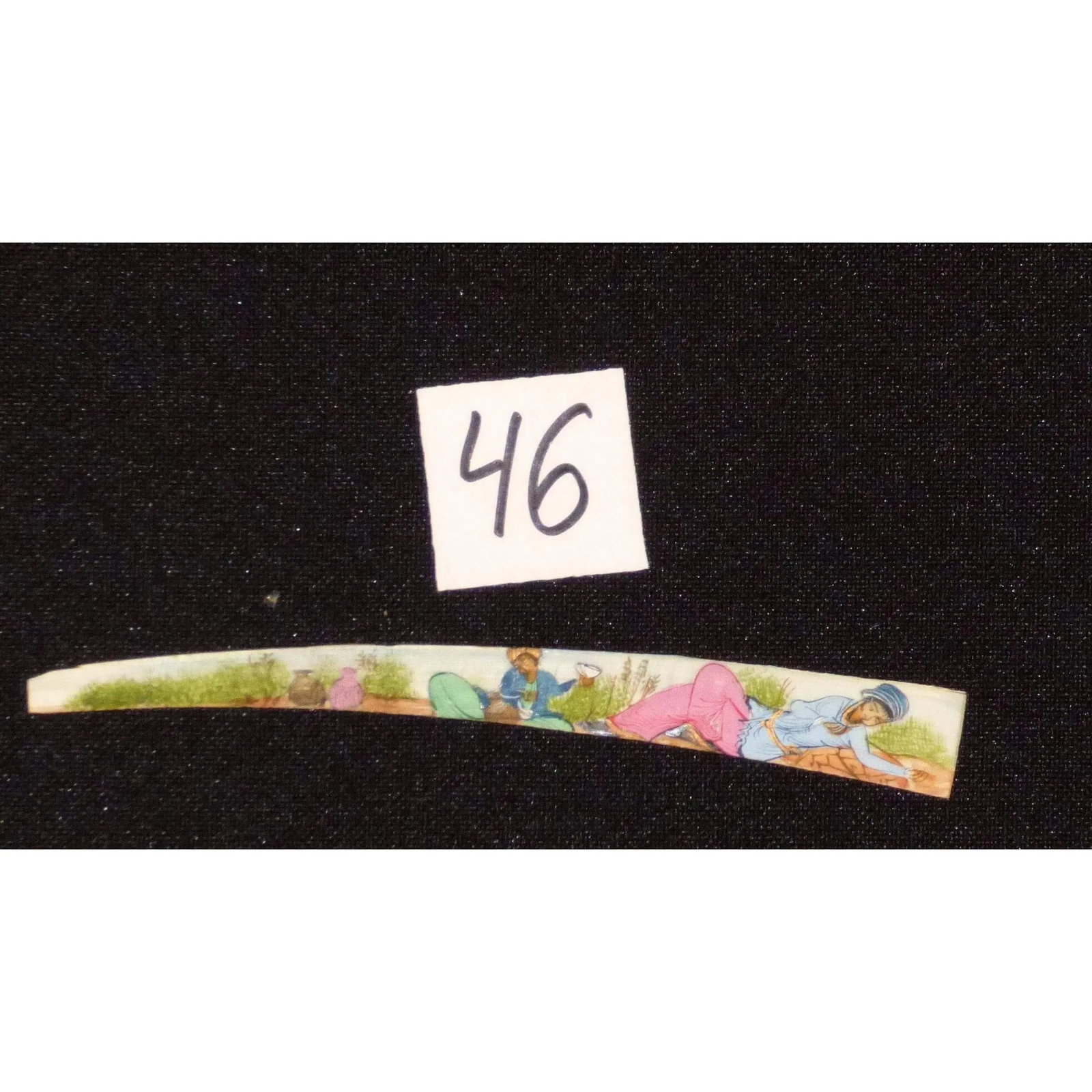 Persian Wall Art Miniature On Bone Painting Fine Art Handmade Ready For Home Decoration 9" X 2": ABCPM0199 Persian wall art miniature on bone painting fine art Handmade Ready for Home Decoration. We only professionally do hand-paint canvas Bone painting, can manage all kinds of style, like portra