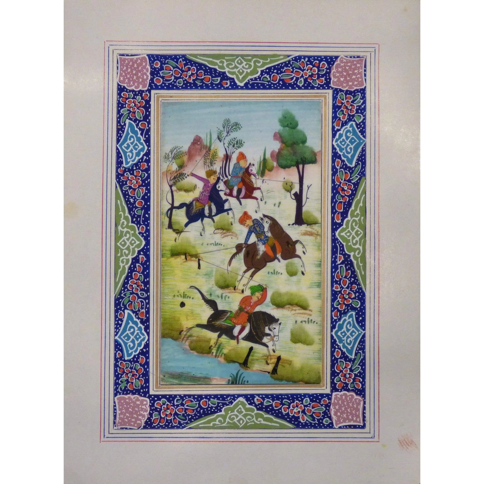 Persian Miniature Handmade With Unique Design And Colorful Authentic Art 7" X 9.5" Abcpm0127: ABCPM0127 Persian Miniature Handmade with Unique Design and Colorful ART. ABC Rugs Kilims is a professional home decors manufacturer. The high-quality Authentic Persian Miniature Handmade multicolored