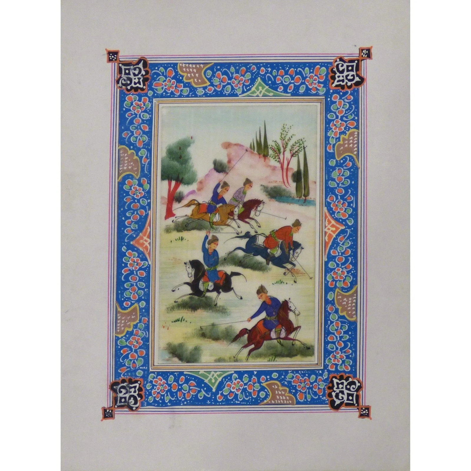 Persian Miniature Handmade With Unique Design And Colorful Authentic Art 7" X 9.5" Abcpm0118: ABCPM0118 Persian Miniature Handmade with Unique Design and Colorful ART. ABC Rugs Kilims is a professional home decors manufacturer. The high-quality Authentic Persian Miniature Handmade multicolored