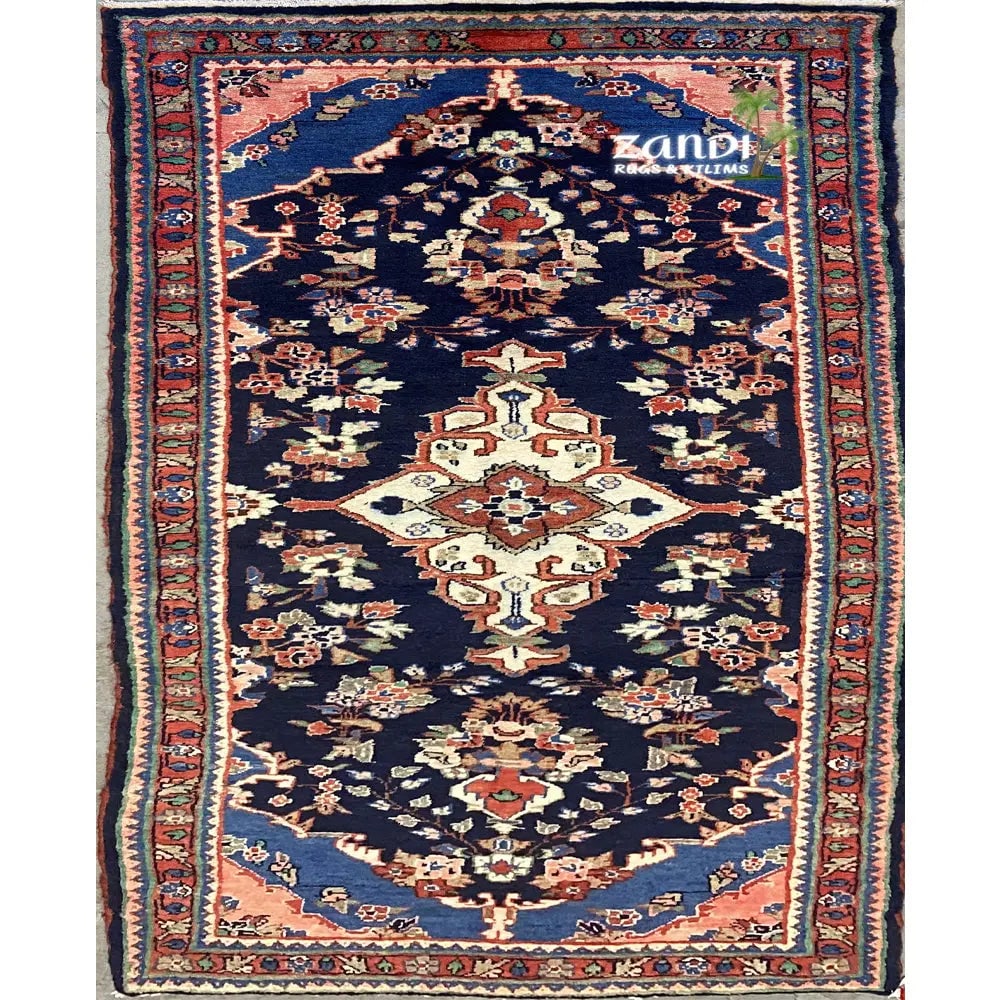 One Of The Kind Persian Hamedan Rug 9'6" x 3'4": ABC Rugs Kilims Collection Hand Knotted Persian Hamedan Design Rug Size 9'6''X3'4'' Rr10498 Hand knotted and meticulously crafted by Persian artisans, this stunning Hand Knotted Area Rug will invite q