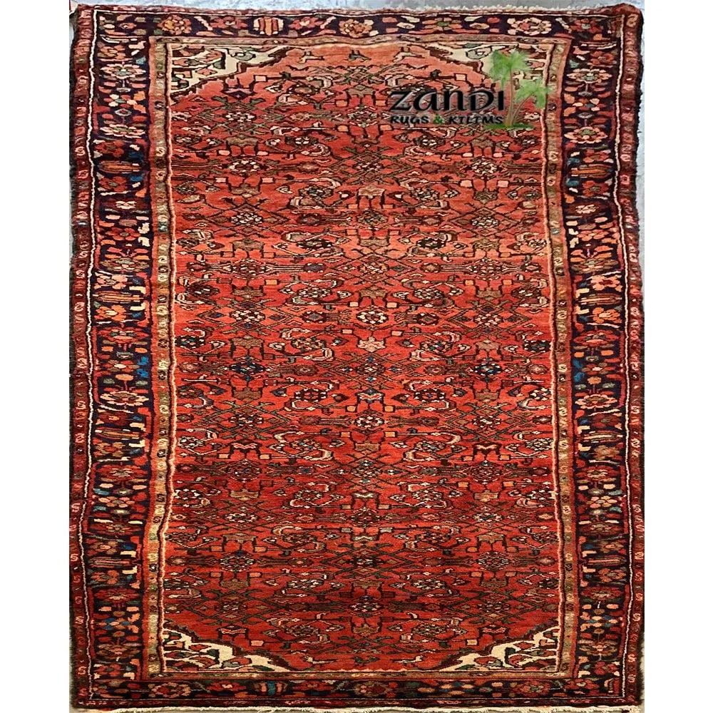 One Of The Kind Persian Hamedan Rug 10'3" x 3'7": ABC Rugs Kilims Collection Hand Knotted Persian Hamedan Design Rug Size 10'3''X3'7'' Rr11545 Hand knotted and meticulously crafted by Persian artisans, this stunning Hand Knotted Area Rug will invite 