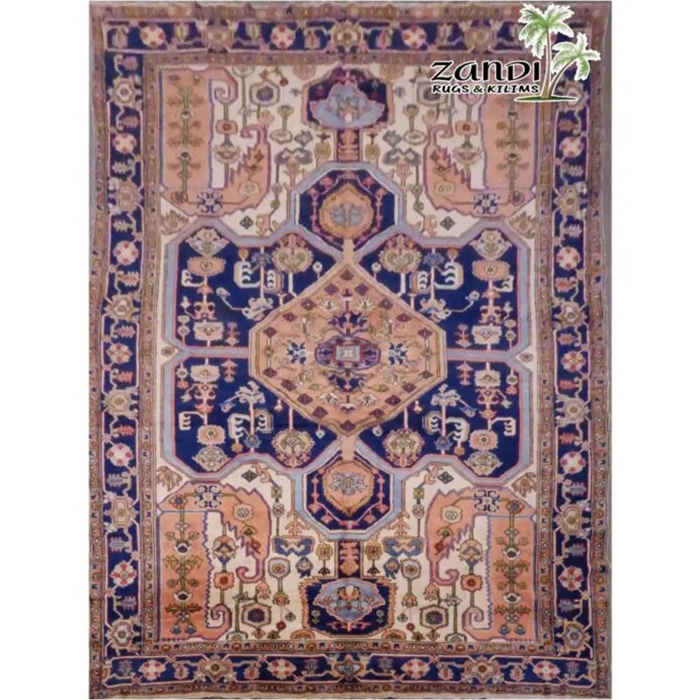 One Of The Kind Persian Tabriz Rug 15'6" x 11'6": ABC Rugs Kilims Collection Hand Knotted Traditional Wool/ Cotton Persian Rug Size 15'60"X11'60" Gr10677 Abcr01038 Hand knotted and meticulously crafted by Persian artisans, this stunning Persian Hand 