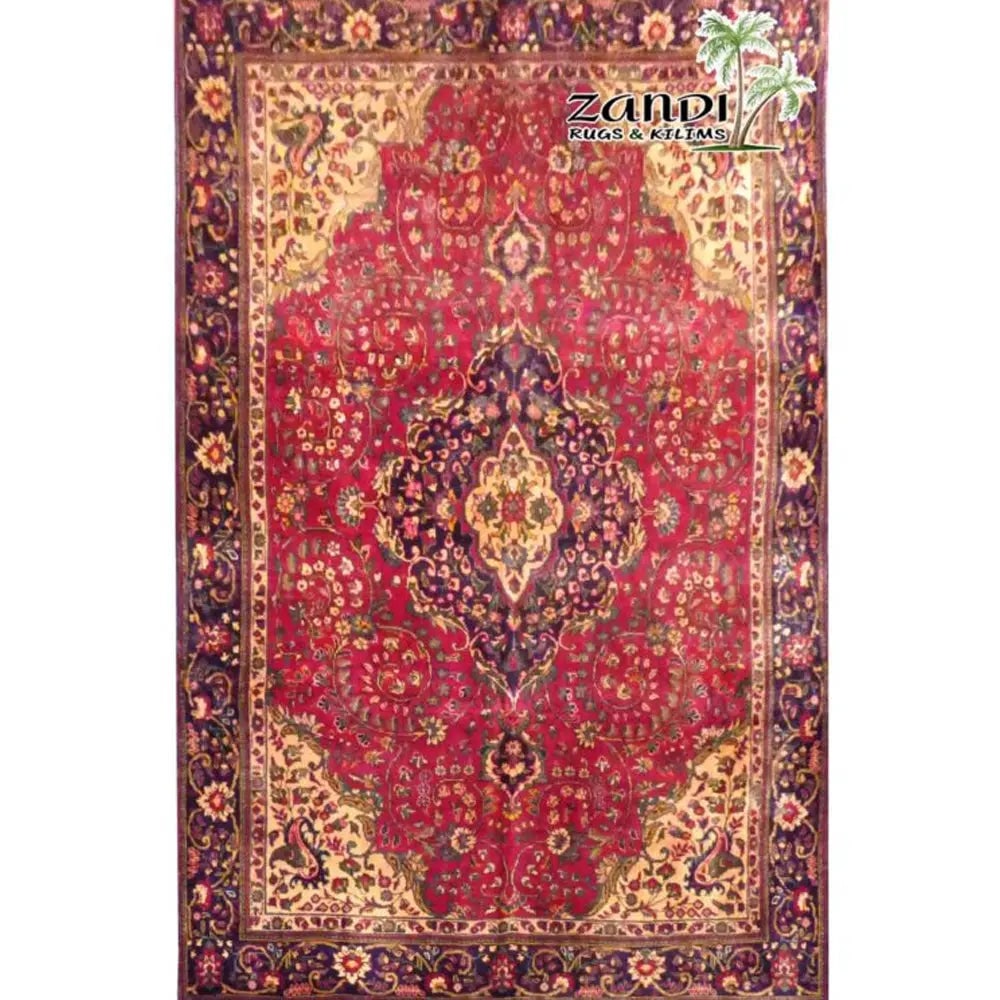 One Of The Kind Persian Tabriz Rug 9'2" x 6'6": ABC Rugs Kilims Collection Hand Knotted Tabriz Wool Persian Rug Size 9'20"X6'6" (Rr11283) Abcr02842A Hand knotted and meticulously crafted by Persian artisans, this stunning Persian Hand Knotted Area 