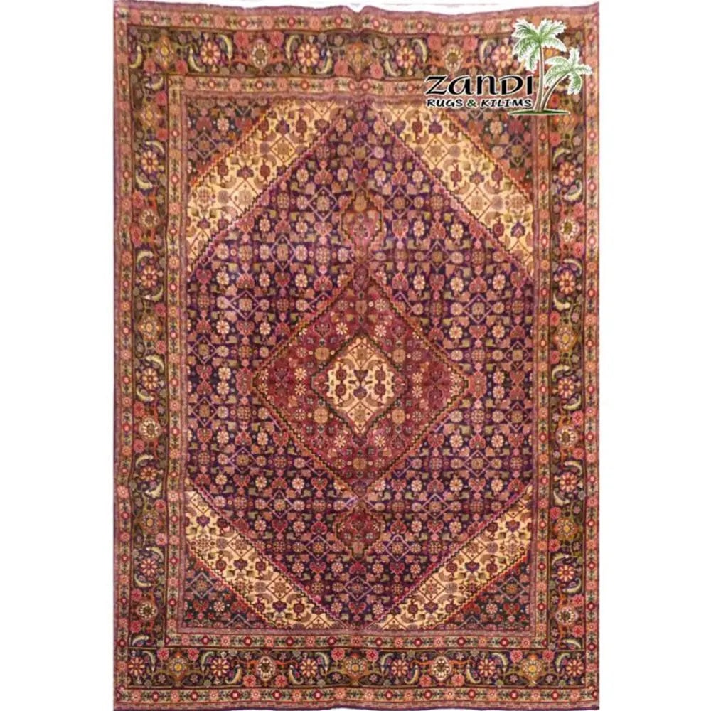 One Of The Kind Persian Tabriz Rug 9'10" x 6'10": ABC Rugs Kilims Collection Hand Knotted Tabriz Wool Persian Rug Size 9'10"X6'10" (Rr11211) Abcr02458A Hand knotted and meticulously crafted by Persian artisans, this stunning Persian Hand Knotted Area