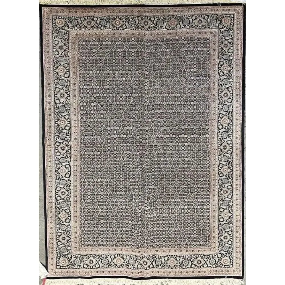 One Of The Kind Persian Tabriz Rug 10'7" x 6'10": ABC Rugs Kilims Collection Persian Tabriz Traditional Style Hand-Knotted Natural Wool And Silk Rug 10'7" X 6'10" Abcr02491 Hand knotted and meticulously crafted by Persian artisans, this stunning Hand