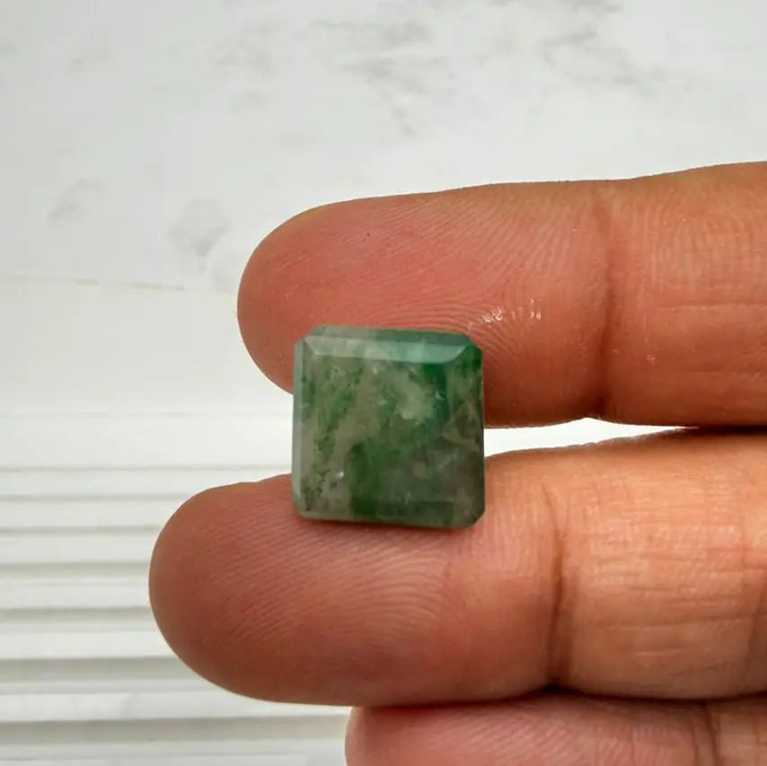 Exceptional Quality SQUARE MIXED EMERALD, GREEN COLORED, INDIAN GEMSTONE, WEIGHT 10.1 CTS: ABC Rugs, Kilims & Jewelry offers internationally certified and verified pieces, with documentation provided by trusted gemological institutions, manufacturers, and industry professionals. At ABC