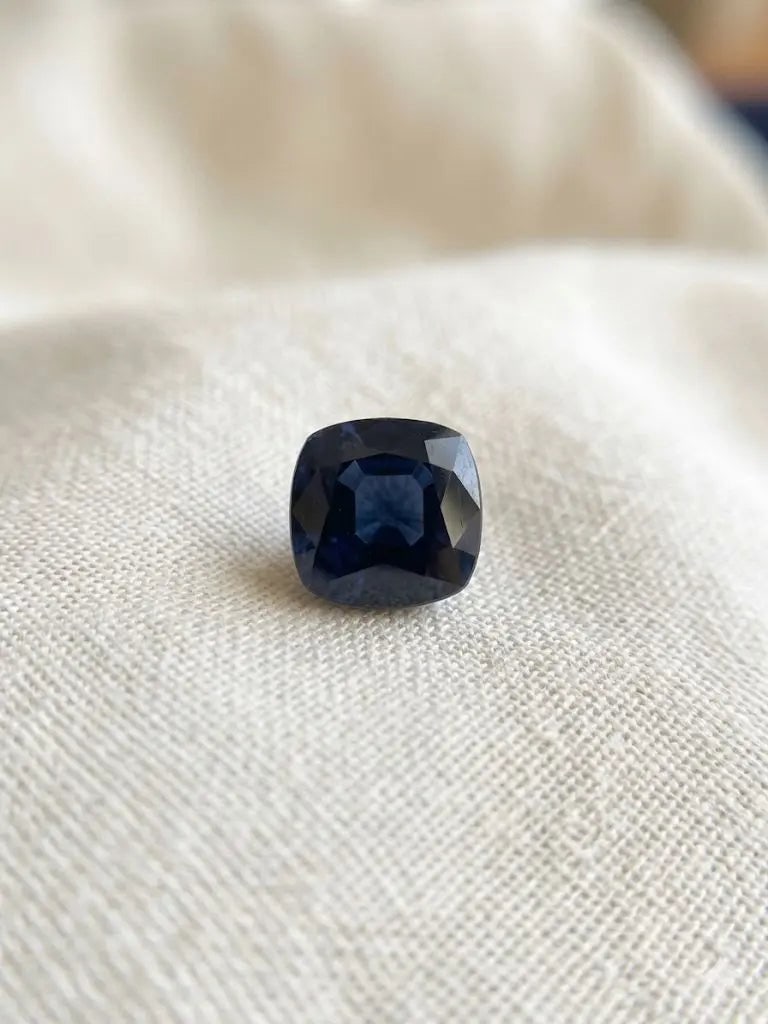 Exceptional Quality Sapphire, Square Shaped, Blue Semi-Transparent Colored, Weight 7.55Ct.,Gravity: ABC Rugs, Kilims & Jewelry offers internationally certified and verified pieces, with documentation provided by trusted gemological institutions, manufacturers, and industry professionals. At ABC