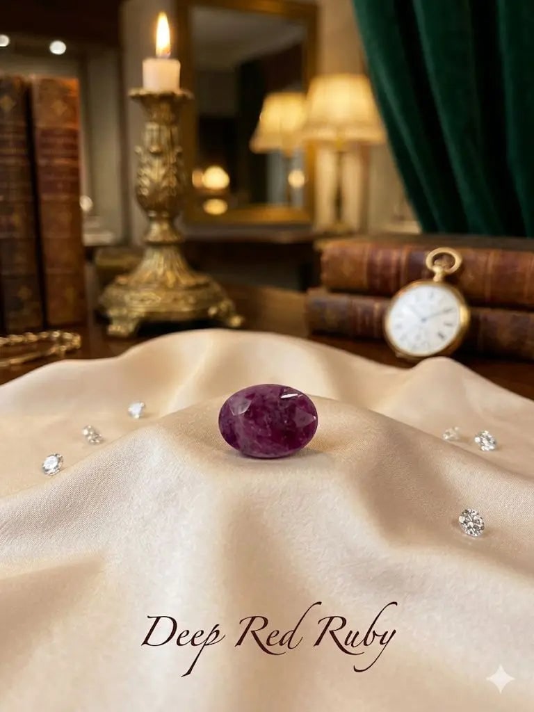 Exceptional Quality Ruby Manik, Oval/Mixed Shaped, Red semi transparent Colored, 6.05Ct.: ABC Rugs, Kilims & Jewelry offers internationally certified and verified pieces, with documentation provided by trusted gemological institutions, manufacturers, and industry professionals. At ABC 