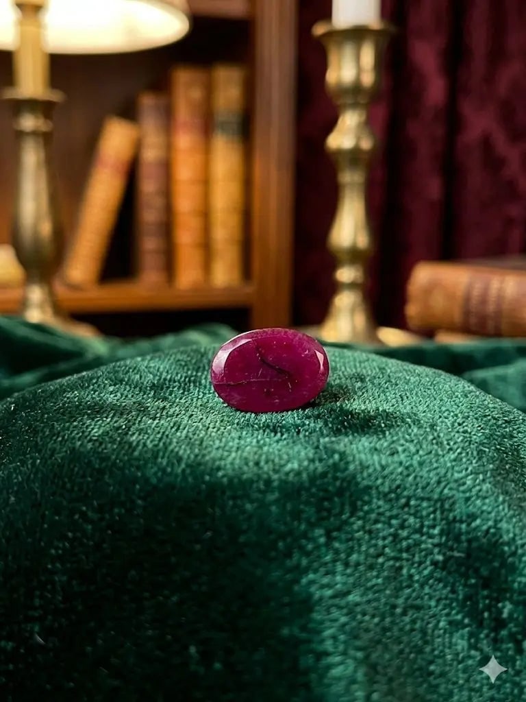 Exceptional Quality Ruby Manik, Oval/Mixed Shaped, Red semi transparent Colored, 5.35Ct.: ABC Rugs, Kilims & Jewelry offers internationally certified and verified pieces, with documentation provided by trusted gemological institutions, manufacturers, and industry professionals. At ABC