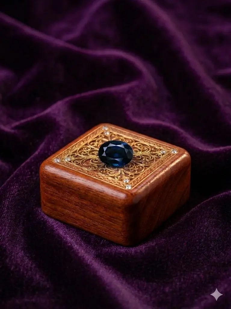 Exceptional Quality Sapphire, Oval/Mixed Shaped, Blue Colored, 9.40Ct. 3.98-4.00x1.762-1.770 (1 of 1)