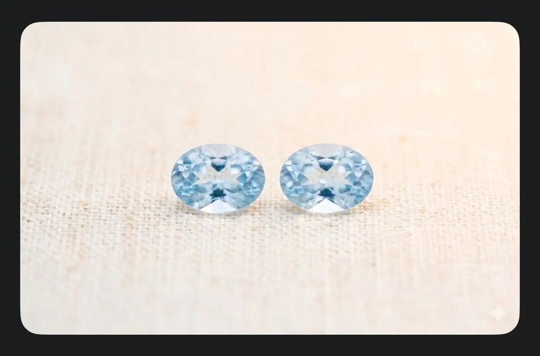 Exceptional Quality 2 Pieces, Aquamarine L.Blue Color Oval Shaped Brazil Gemstone Weight 0.31 Ct.: ABC Rugs, Kilims & Jewelry offers internationally certified and verified pieces, with documentation provided by trusted gemological institutions, manufacturers, and industry professionals. At ABC 